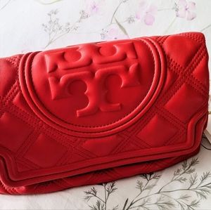 Tory Burch Red Clutch